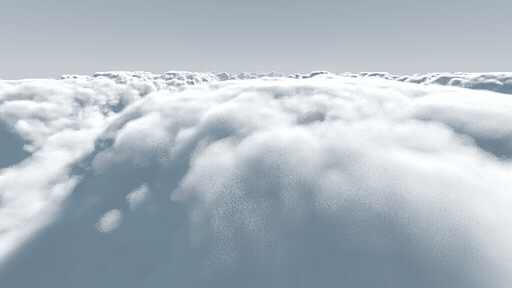 Time-lapse of the real cloud evolving